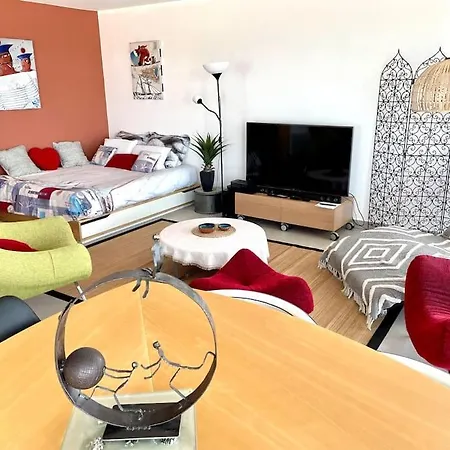 아파트 La Perle Des Dunes - Vue Imprenable & Dunes Leffrinkhoucke