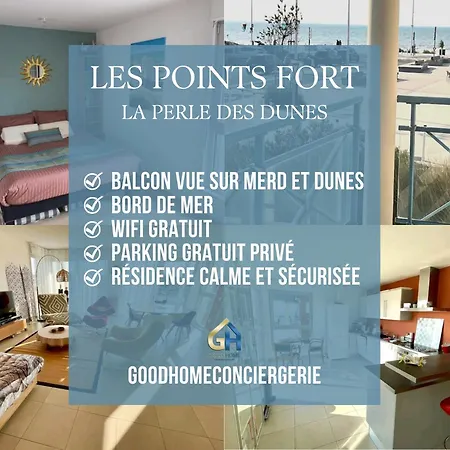 아파트 La Perle Des Dunes - Vue Imprenable & Dunes